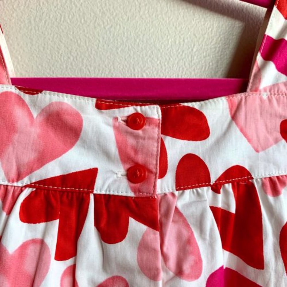 Gymboree Red Hearts Dress SIZE 5T - Picture 6 of 10